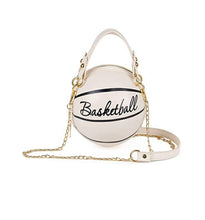 Load image into Gallery viewer, White Basketball Purse
